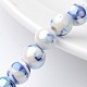 Handmade Porcelain Round Beads Strands UK-X-PORC-E007-8mm-02-1