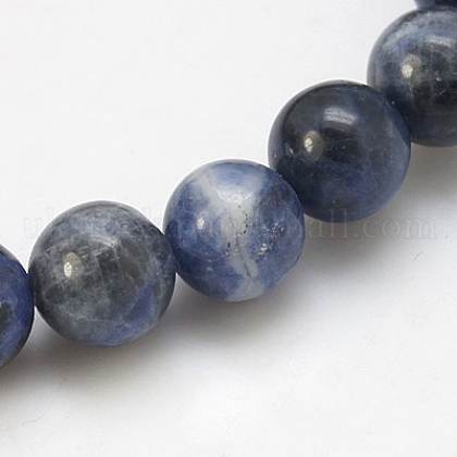 Natural Sodalite Beads Strands UK-G-E110-4mm-3-1