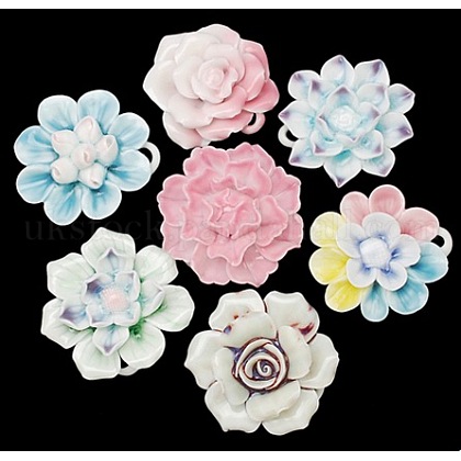 Handmade Porcelain Pendants UK-PORC-R366-M-1
