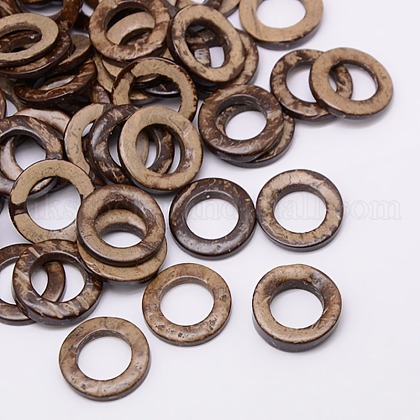 Wood Jewelry Findings Coconut Linking Rings UK-COCO-O006C-12-1