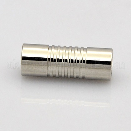 Column 304 Stainless Steel Magnetic Clasps UK-STAS-N014-05-4mm-1