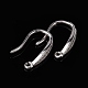 925 Sterling Silver Micro Pave Cubic Zirconia Earring Hooks UK-STER-L054-36P-5