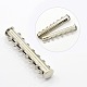 7-strands Brass Magnetic Slide Lock Clasps UK-KK-H308-P-K-2
