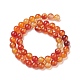 Natural Carnelian Beads Strands&nbsp;UK-G-F718-07-3