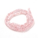 Natural Rose Quartz Beads Strands UK-G-F631-K09-2