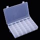 Plastic Clear Beads Storage Containers UK-C096Y-2