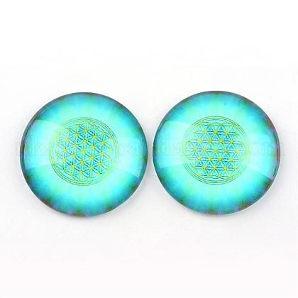 Glass Cabochons for DIY Projects UK-GGLA-L021-12mm-15-1