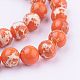 Synthetic Imperial Jasper Beads Strands UK-G-E374-10mm-03A-1