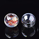 Round Handmade Blown Glass Globe Ball Bottles UK-BLOW-R002-14mm-AB-2
