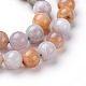 Natural Agate Beads Strands UK-G-L383-10-8mm-K-3