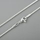 Brass Round Snake Chain Necklaces UK-NJEW-BB10864-20-3