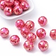 Opaque Chunky Bubblegum Acrylic Beads UK-SACR-R605-5-1