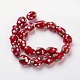 Handmade Lampwork 3D Strawberry Beads UK-X-LAMP-R109A-15-3
