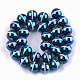 Electroplate Glass Beads Strands UK-EGLA-T012-01B-2