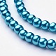 Glass Pearl Beads Strands UK-HY-4D-B52-2