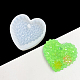 Imitation Embedded Rhinestone Heart Pendant Silicone Molds UK-DIY-I090-01-1