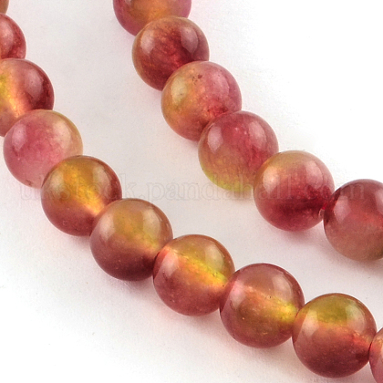 Natural Jade Beads Strands UK-G-R282-10mm-01-K-1