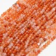 Natural Carnelian Beads Strands UK-X-G-N0006-4mm-17-3