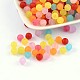 Transparent Acrylic Ball Beads UK-FACR-R021-8mm-M-1