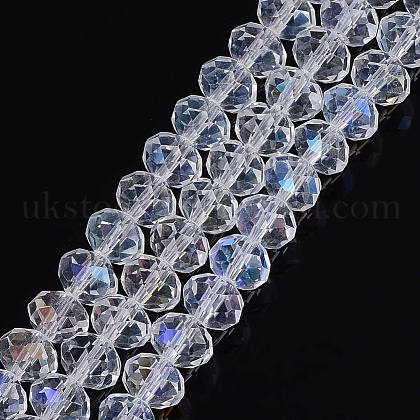 Glass Beads Strands UK-GR8MMY-28-1