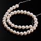 Natural Cultured Freshwater Pearl Beads Strands UK-PEAR-E002-31-2