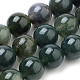Natural Moss Agate Beads Strands UK-G-S259-18-6mm-1