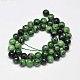 Natural Round Ruby in Zoisite Bead Strands UK-G-UK0001-16-8mm-2