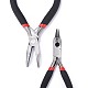 Carbon Steel Bent Nose Jewelry Plier for Jewelry Making Supplies UK-P021Y-4