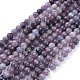 Natural Lepidolite/Purple Mica Stone Beads Strands UK-G-E545-01A-4