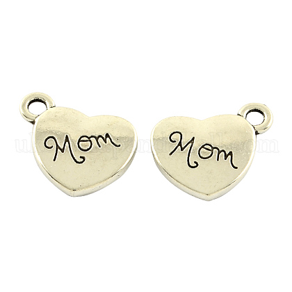 Tibetan Style Alloy Family Charms&nbsp;UK-TIBEP-UK0005-05AS-LF-1