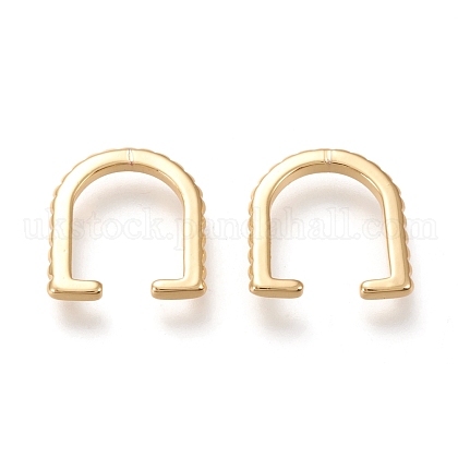 Brass Cuff Earrings UK-EJEW-F255-06G-1