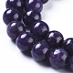 Natural Lepidolite/Purple Mica Stone Beads Strands UK-G-D0020-16-8mm-3