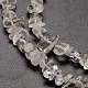 Natural Quartz Crystal Beads Strands UK-G-P035-16-2