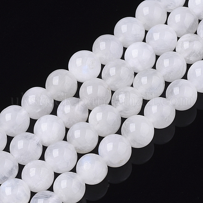 Natural Rainbow Moonstone Beads Strands&nbsp;UK-G-S150-64-6mm-1