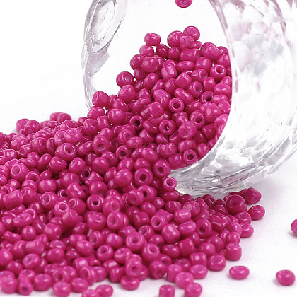 Baking Paint Glass Seed Beads UK-SEED-S001-K24-1
