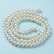 Baking Painted Pearlized Glass Pearl Round Bead Strands UK-HY-Q330-8mm-02-3