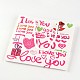 Sweet Love Pattern Paper Bags Gift Bags UK-CARB-M013-B-01-K-1