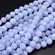 Grade AA Natural Blue Lace Agate Beads Strands UK-G-F222-30-8mm-1
