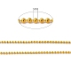 Faceted Brass Ball Chains UK-X-CHC-C002-1.2mm-G-2