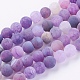 Natural Weathered Agate Beads Strands UK-G-G589-8mm-06-2