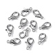 Platinum Plated Alloy Lobster Claw Clasps UK-X-E102-NF-2