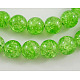 Crackle Glass Beads Strands UK-GGC10mm007-K-1