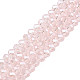 Electroplate Glass Beads Strands UK-EGLA-A034-T4mm-A03-1