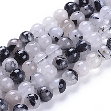 8~8.5mm, Hole: 0.8mm, about 46~48pcs/strand, 15.3 inch