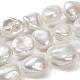 Natural Baroque Pearl Keshi Pearl Beads Strands UK-PEAR-K004-31-5