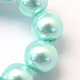 Baking Painted Pearlized Glass Pearl Round Bead Strands UK-HY-Q003-6mm-45-3