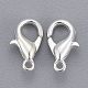 Zinc Alloy Lobster Claw Clasps UK-E103-S-2