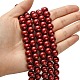 Eco-Friendly Dyed Glass Pearl Round Bead Strands UK-X-HY-A002-10mm-RB038-4