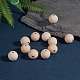 Natural Unfinished Wood Beads UK-WOOD-S651-20mm-LF-4