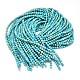 Synthetic Turquoise Round Beads Strands UK-G-N0139-02-6mm-K-2